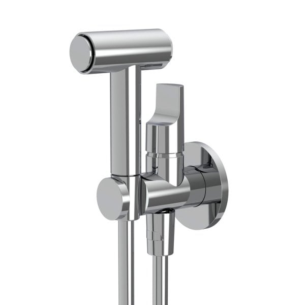 Гигиенический душ Fima Carlo Frattini Collettivita F2320/4CR со смесителем, БЕЗ ВНУТРЕННЕЙ ЧАСТЬЮ