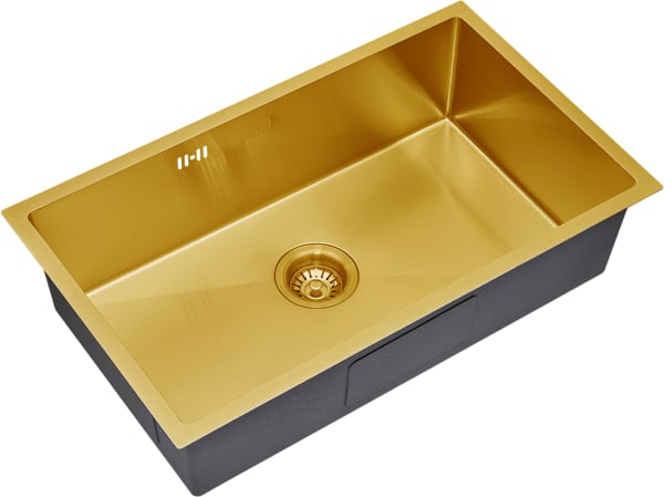 Мойка кухонная S.K.Sanitary SKS 7444 BRONZE с сифоном