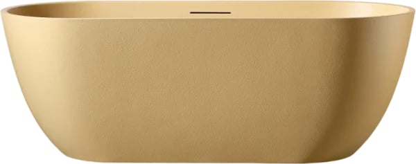 Ванна из искусственного камня Abber Frankfurt AM9941MS 170x75 см, отдельностоящая, матовая песочная,