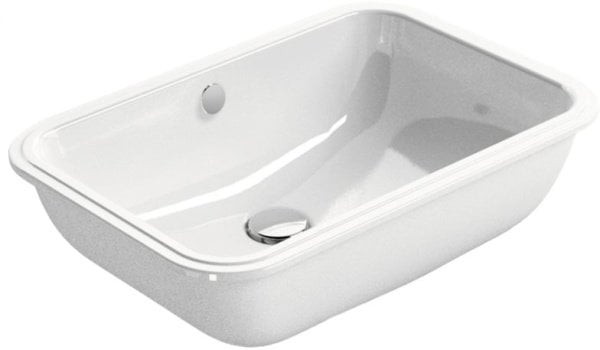 Раковина GSI Pura 50x35, встраиваемая снизу