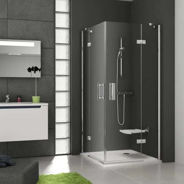 Душевой уголок Ravak Smartline SMSRV4 80х80 Transparent, профиль хром