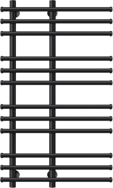 Полотенцесушитель водяной Secado Турин 3 100х50, черный матовый