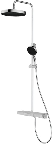 Душевая стойка Vincea Inspire VSFS-3I12TCH, с термостатом, хром