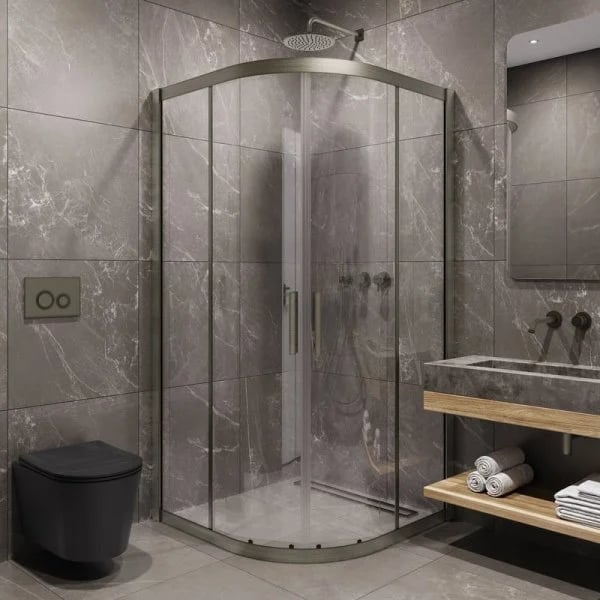 Душевой уголок Timo TPSS-90/13C-8 90x90 см, профиль никель, стекло прозрачное