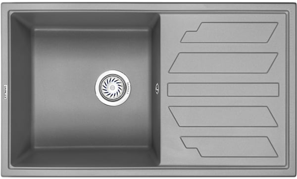 Мойка кухонная Granula 8002, алюминиум