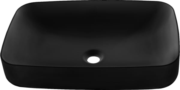 Накладная раковина Kerasan Tribeca 514131 60x38 см, черный матовый