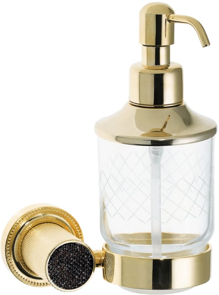 Дозатор Boheme Royal Cristal Black Gold подвесной