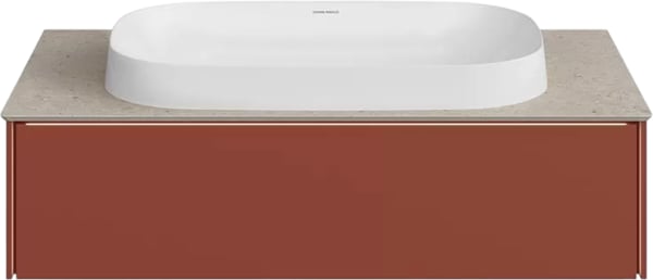 Тумба под раковину без столешницы KERAMA MARAZZI Magica 90 венецианский красный матовый