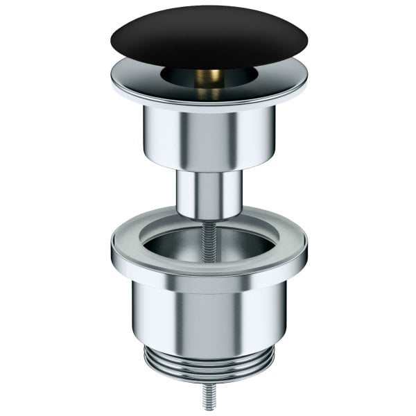 Донный клапан Ceramicanova, click-clack, черный матовый, 70003MBnc