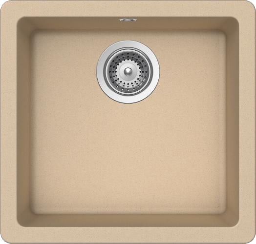 Мойка кухонная Schock Quadro 700516U 50 Cristalite лунный камень