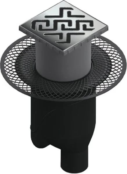 Душевой трап Berges Platz Antik 090061, 15x15 см