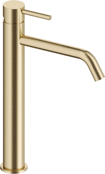 Смеситель для раковины AQUAme Siena AQM6214BG, шлифованное золото