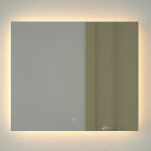 Зеркало Defesto Glow DF 2516SH 70х60 с LED-подсветкой, 3000 K, сенсорный выключатель