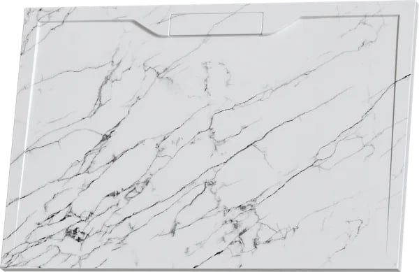 Поддон для душа RGW Stone Tray STE MW 120x80, белый мрамор