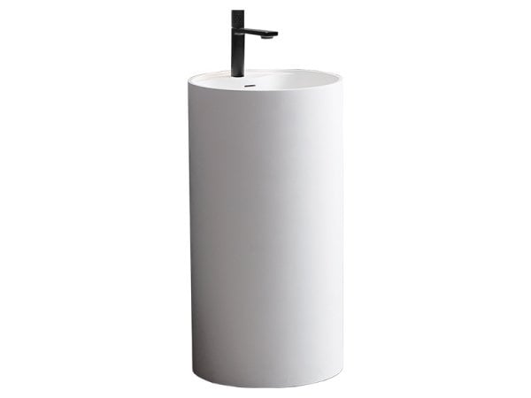 Раковина Uni-Flow Cilindro 1 FS503-450 Gloss White слив в стену