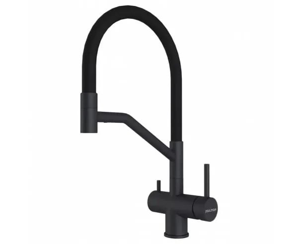 Смеситель для кухни Paulmark Rubert Ru213175-AN, с гибким изливом,  антрацит