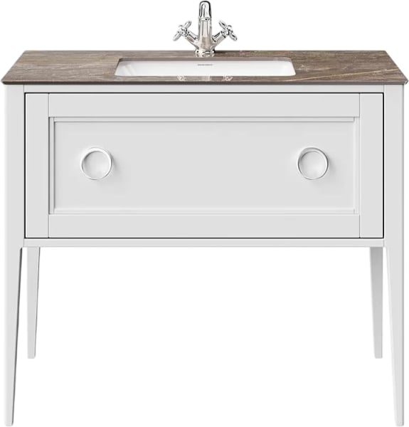 Тумба под раковину без столешницы KERAMA MARAZZI Plaza Classic Neo 100 белая матовая