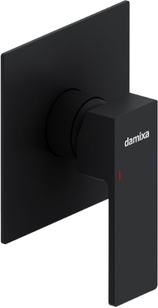 Встраиваемый смеситель Damixa Gala 537500300 С ВНУТРЕННЕЙ ЧАСТЬЮ, матовый черный