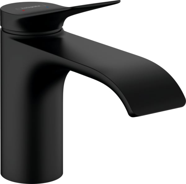 Смеситель для раковины Hansgrohe Vivenis 80 75010670 матовый черный