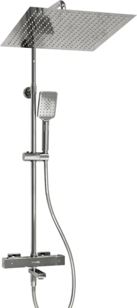 Душевая стойка Wasserkraft Aller A199.119.126.087.CH Thermo, с термостатом, хром