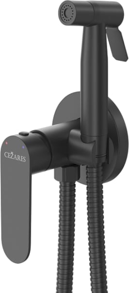 Гигиенический душ Cezares Stylus STYLUS-DIF-NOP С ВНУТРЕННЕЙ ЧАСТЬЮ, матовый черный