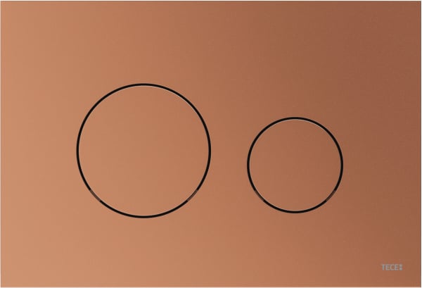 Кнопка смыва TECE Loop 9240937 красная бронза