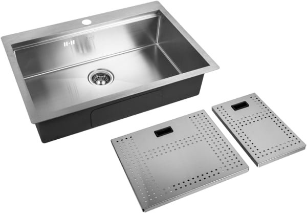 Мойка кухонная Zorg Master ZM N-7552 нержавеющая сталь