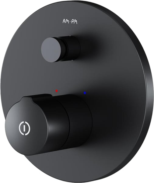 Встраиваемый смеситель AM.PM X-Joy F85A45722 черный, С ВНУТРЕННЕЙ ЧАСТЬЮ