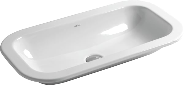 Раковина Azzurra Glaze 69 встраиваемая снизу