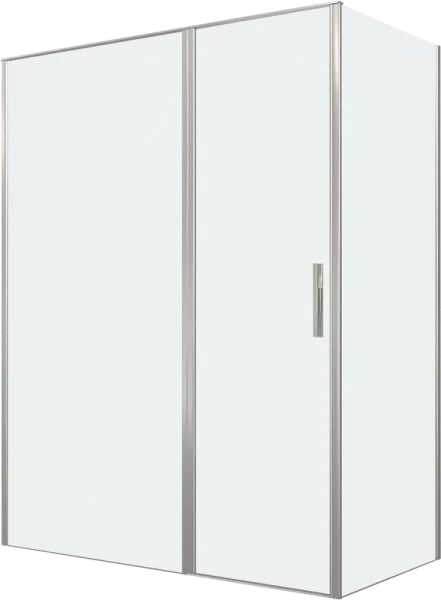 Душевой уголок Allen Brau Priority 160x90, профиль серебро браш, стекло прозрачное