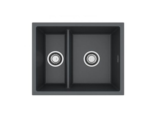 Мойка ALVEUS OMNI 50 GRANITAL DEEP BLACK-G90 550x450x198 с сифоном