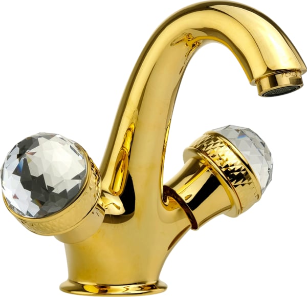 Смеситель для раковины Migliore Axo Swarovski 18510 золото