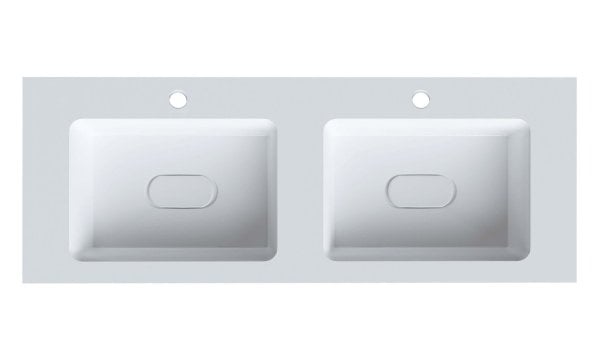 Мебельная раковина Uperwood Modul 125 глянцевая белая