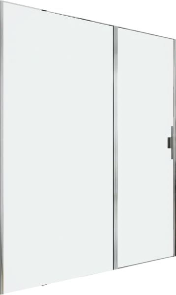 Душевая дверь в нишу Allen Brau Priority 3.31037.00 160 см, профиль хром, стекло прозрачное Optiwhit