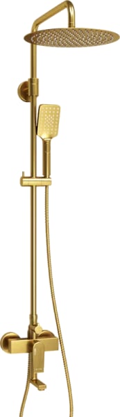 Душевая стойка Wasserkraft Aisch A155.262.201.BG, золото