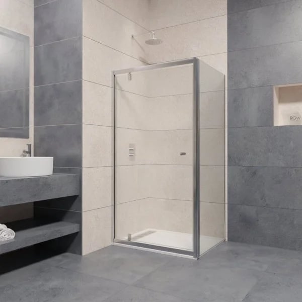 Душевой уголок RGW Passage PA-05+80 см (66-71)x80x185 профиль хром, стекло прозрачное
