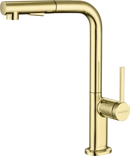 Смеситель для кухни Paulmark Neo Ne214419-G, золото