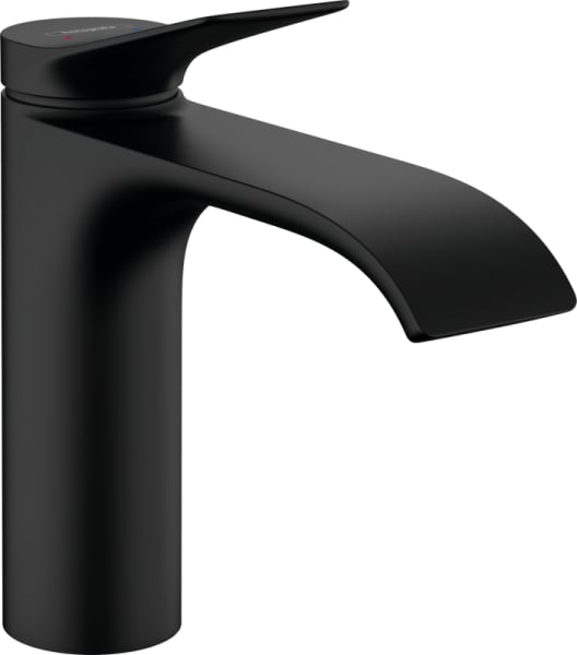 Смеситель для раковины Hansgrohe Vivenis 110 75020670 матовый черный