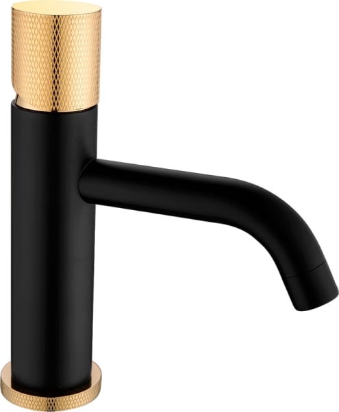 Смеситель для раковины Boheme Stick 121-BG.2 black touch gold