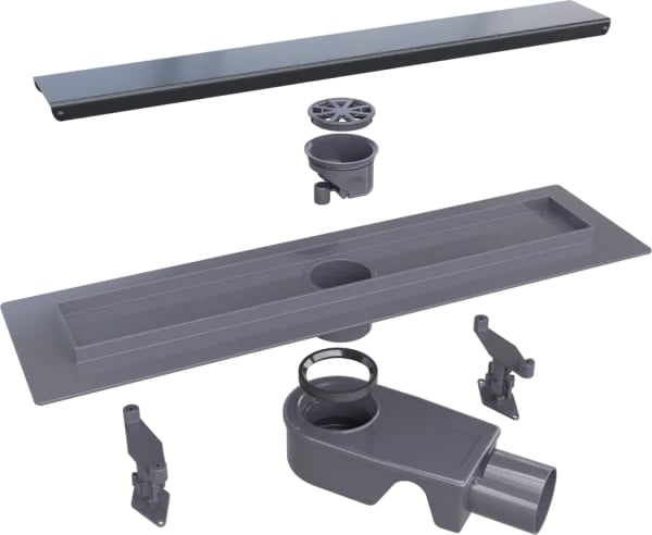 Душевой трап (лоток) RGW Shower Drain SDR-31B 40 см, черный
