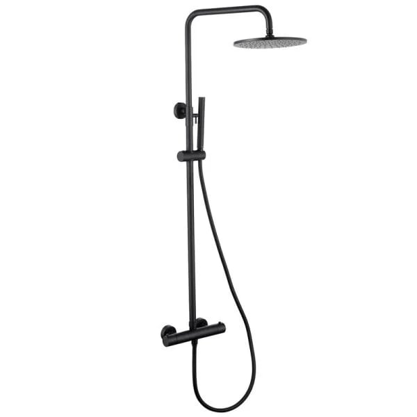 Душевая стойка Abber Wasser Kreis AF8160B, матовая черная