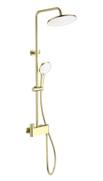 Душевая стойка Wonzon & Woghand MUSE Corno WW-B3110-BG, брашированное золото