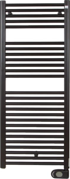 Полотенцесушитель электрический Zehnder Aura PBEBZ-120-050/MQ RAL 9005 matt 120x50 черный