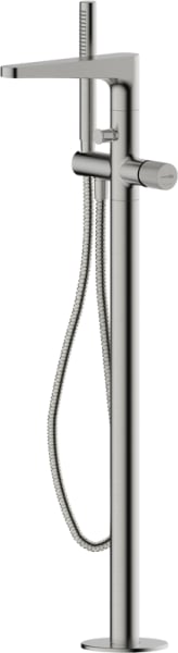 Напольный смеситель для ванны с душем Wasserkraft Tauber 6421, С ВНУТРЕННЕЙ ЧАСТЬЮ, никель