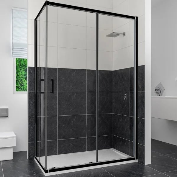 Душевой уголок RGW Classic CL-44-B (885-900)x(985-1000)x1850, профиль черный