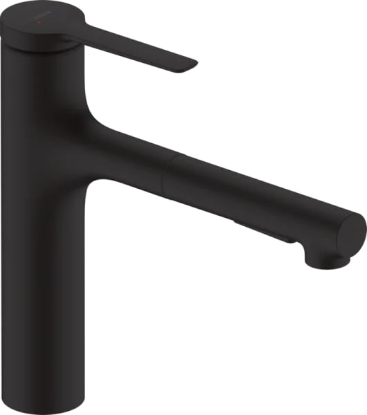 Смеситель для кухни Hansgrohe Zesis M33 74804670 механизм sBox lite, черный матовый