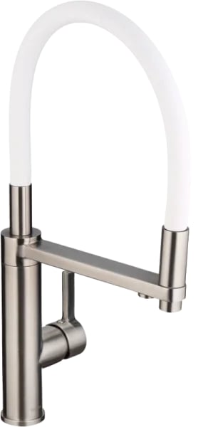 Смеситель для кухни Swedbe Selene Plus 8641 белый, нержавеющая сталь