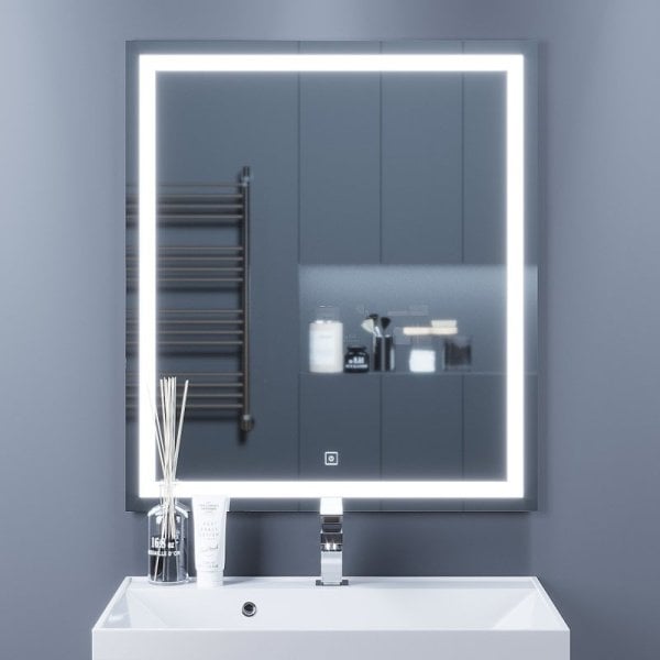 Зеркало Uperwood Tanos 70x80 с подсветкой, с антизапотевателем