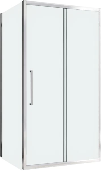 Душевой уголок Abber Schwarzer Diamant AG30120H-S50 120x50, профиль хром, стекло прозрачное