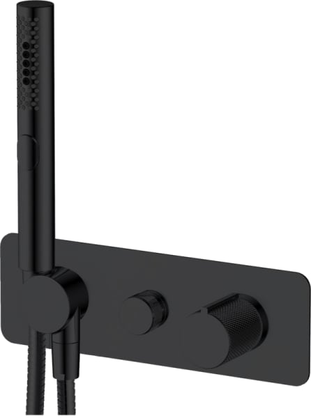Встраиваемый смеситель для душа Allen Brau Liberty 5.33009-31 С ВНУТРЕННЕЙ ЧАСТЬЮ, матовый черный